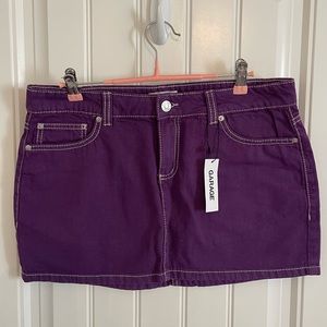 Paris Low Rise Skirt - Size Medium - Garage